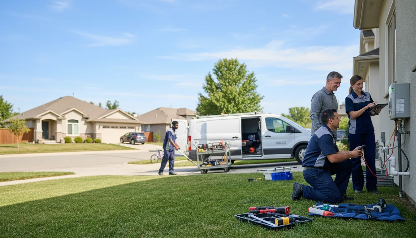 Tankless water heater service in Tye, TX